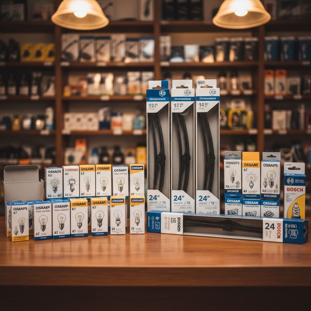 Car lighting and wiper accessories