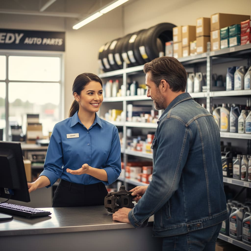 Aisgart advisor assisting a customer